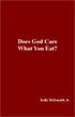 Does God Care What You Eat?