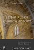 ESSENTIALS OF CHURCH HISTORY