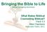 Biblical Counseling Workshops. What Makes Biblical Counseling Biblical? Track II.3 Mike Chambers Associate Pastor, BCC