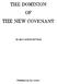 Published by the Author. By MAY RIMES HUTSON THE NEW COVENANT THE DOMINION
