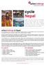 cycle Nepal at a glance trip highlights