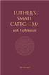 LUTHER S SMALL CATECHISM. with Explanation