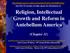 Religion, Intellectual Growth and Reform in Antebellum America