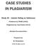 CASE STUDIES IN PLAGIARISM