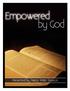 Empowered by God. Contents. Lesson Title Page