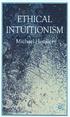 Ethical Intuitionism