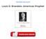 Read & Download (PDF Kindle) Louis D. Brandeis: American Prophet