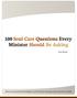 100 Soul Care Questions Every Minister Should Be Asking