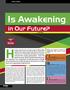 Having returned to youth work in 2004 after. Is Awakening. in Our Future? by Becky Tirabassi