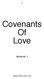 Covenants Of Love. Workbook 5. copyright 2006 by Glenn Davis
