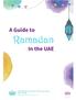 A Guide to. Ramadan In the UAE
