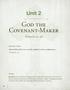 God the Covenant-Maker