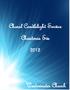 Choral Candlelight Service Christmas Eve 2012