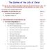 The Outline of the Life of Christ