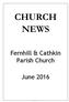 CHURCH NEWS. Fernhill & Cathkin Parish Church