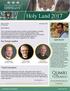 Holy Land 2017 EPIPHANY. Pilgrimages. Issue Three. Iyad Qumri. Our Group Leaders. Travel Insurance THE PARISH OF THE.