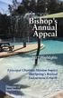 Bishop s Annual Appeal