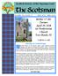 The Scotsman. Kirkin' O' the Tartans April 29, st Presbyterian Church Vero Beach, FL. Scottish Society of the Treasure Coast 9 AM & 11 AM