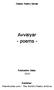 Classic Poetry Series. Avvaiyar - poems - Publication Date: Publisher: Poemhunter.com - The World's Poetry Archive