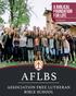 A biblical foundation for life. aflbs.org