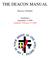 THE DEACON MANUAL. Diocese of Pueblo. Guidelines September 1,1999 Updated: February 2, 2009