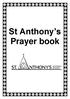 St Anthony s Prayer book