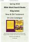 Spring Bible Word Search Books King James New & Old Testament On-Line Catalogue