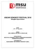 ASEAN SONGKET FESTIVAL 2018 Songket Appreciation
