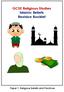 GCSE Religious Studies Islamic Beliefs Revision Booklet