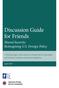 Discussion Guide for Friends