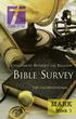 CHRISTIANITY WITHOUT THE RELIGION BIBLE SURVEY. The Un-devotional. MARK Week 1