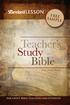 FREE SAMPLE. For Adult Bible Teachers and Students
