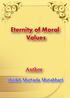Eternity of Moral Values. Author : Sheikh Murtada Mutaharri
