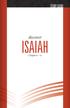 Study Guide. discover. Isaiah. Chapters 1-12