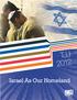 TJJ Israel As Our Homeland