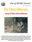 St Dositheus. And Abba Dorotheus
