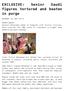 EXCLUSIVE: Senior Saudi figures tortured and beaten in purge