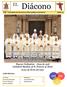 Diácono. Deacon Ordination - June 16, 2018 Cathedral Basilica of St. Francis of Assisi Icons of Christ Servant. Issue 34