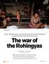 The war of the Rohingyas