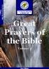 Great Prayers of the Bible