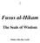 Fusus al-hikam The Seals of Wisdom Muhi-e-Din Ibn Arabi