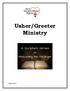 Usher/Greeter Ministry