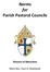 Norms for Parish Pastoral Councils Diocese of Metuchen