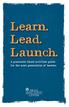 Learn. Lead. Launch. A grassroots Israel activism guide for the next generation of leaders.