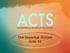 The Impartial Gospel Acts 10