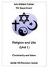 Religion and Life (Unit 1)
