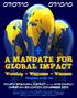 A MANDATE FOR GLOBAL IMPACT