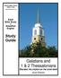 Galatians and 1 & 2 Thessalonians BUILDING THE CHURCH ON THE GOOD NEWS. Study Guide. Adult Bible Study in Simplified English.