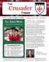 Crusader. Times. Our School Motto: The. Headmaster s Highlights. Dear Atonement Families, Upcoming Events. Thank you, Mr.