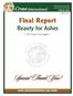 Special Thank You! Final Report Beauty for Ashes. El Crucero, Nicaragua